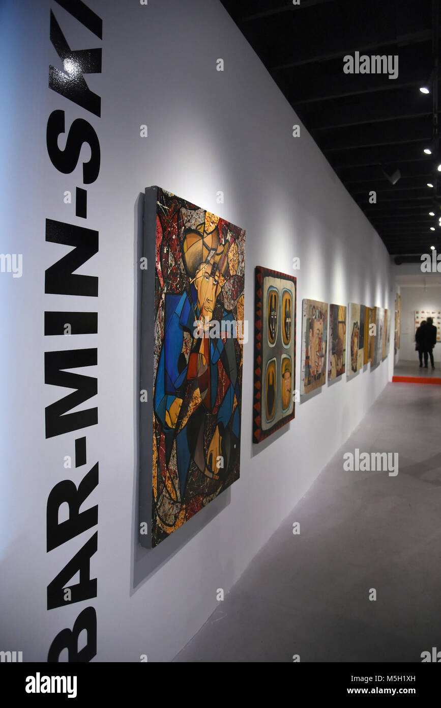 Los Angeles, USA. 22nd Feb, 2018. Atmosphere at Bill Barminski 30 year Retrospective VIP preview party at Castelli Art Space in Los Angeles California on February 22, 2018. Credit: The Photo Access/Alamy Live News Stock Photo