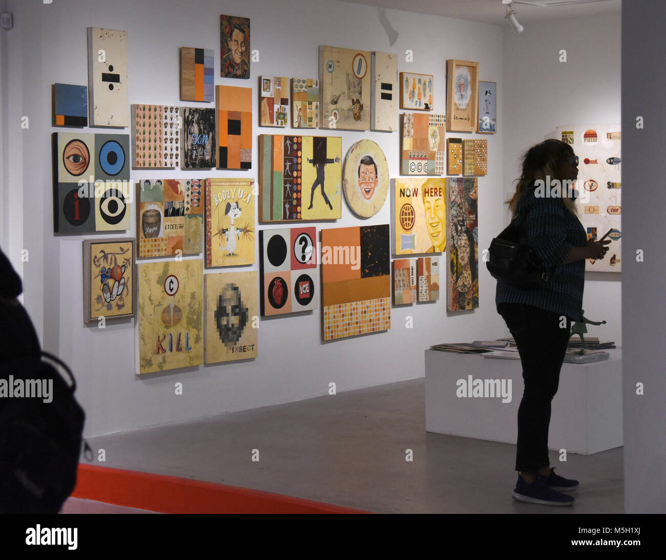Los Angeles, USA. 22nd Feb, 2018. Atmosphere at Bill Barminski 30 year Retrospective VIP preview party at Castelli Art Space in Los Angeles California on February 22, 2018. Credit: The Photo Access/Alamy Live News Stock Photo