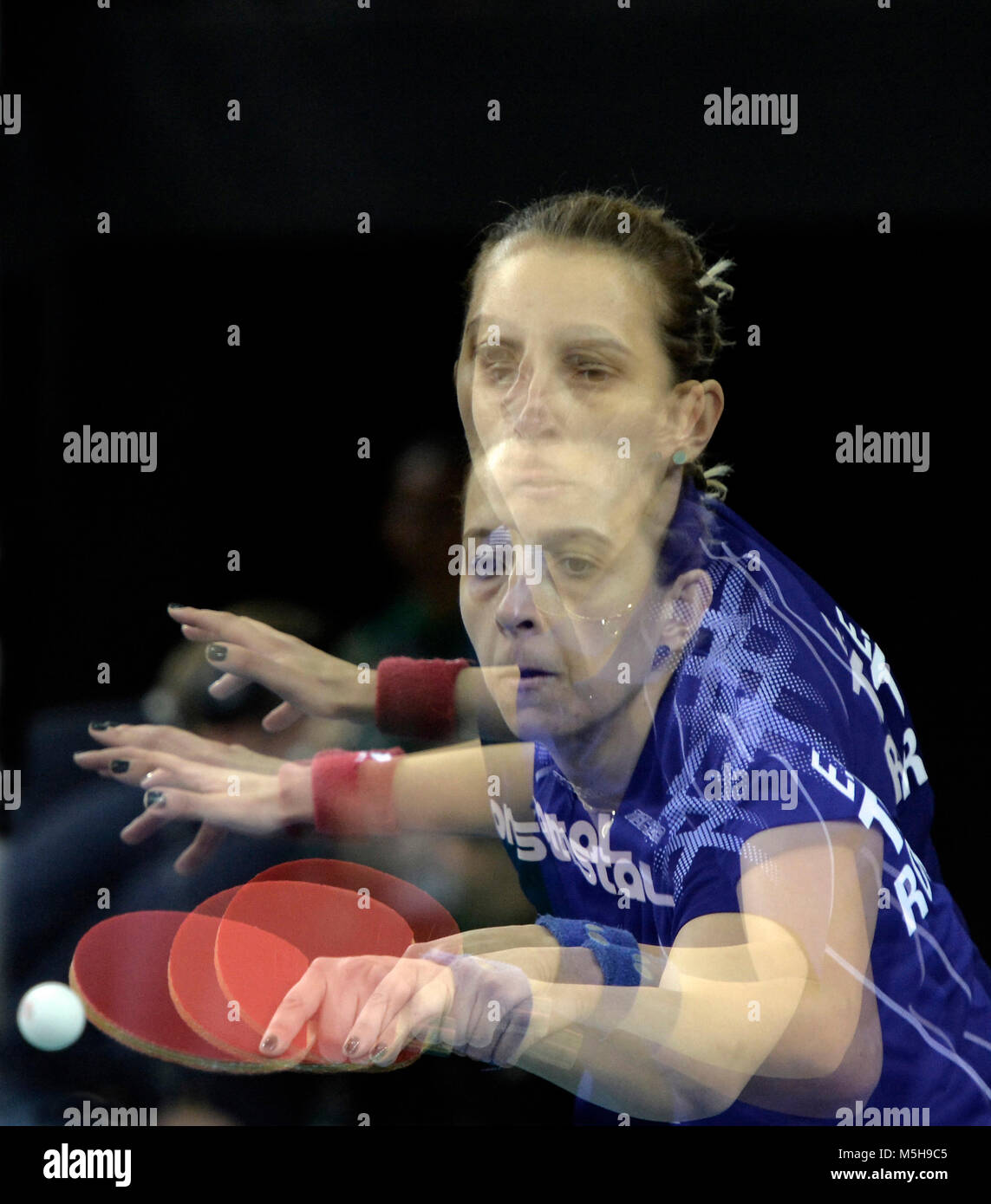 23.02.2018 ITTF World Cup Team Table Tennis Copper Box Arena London UK