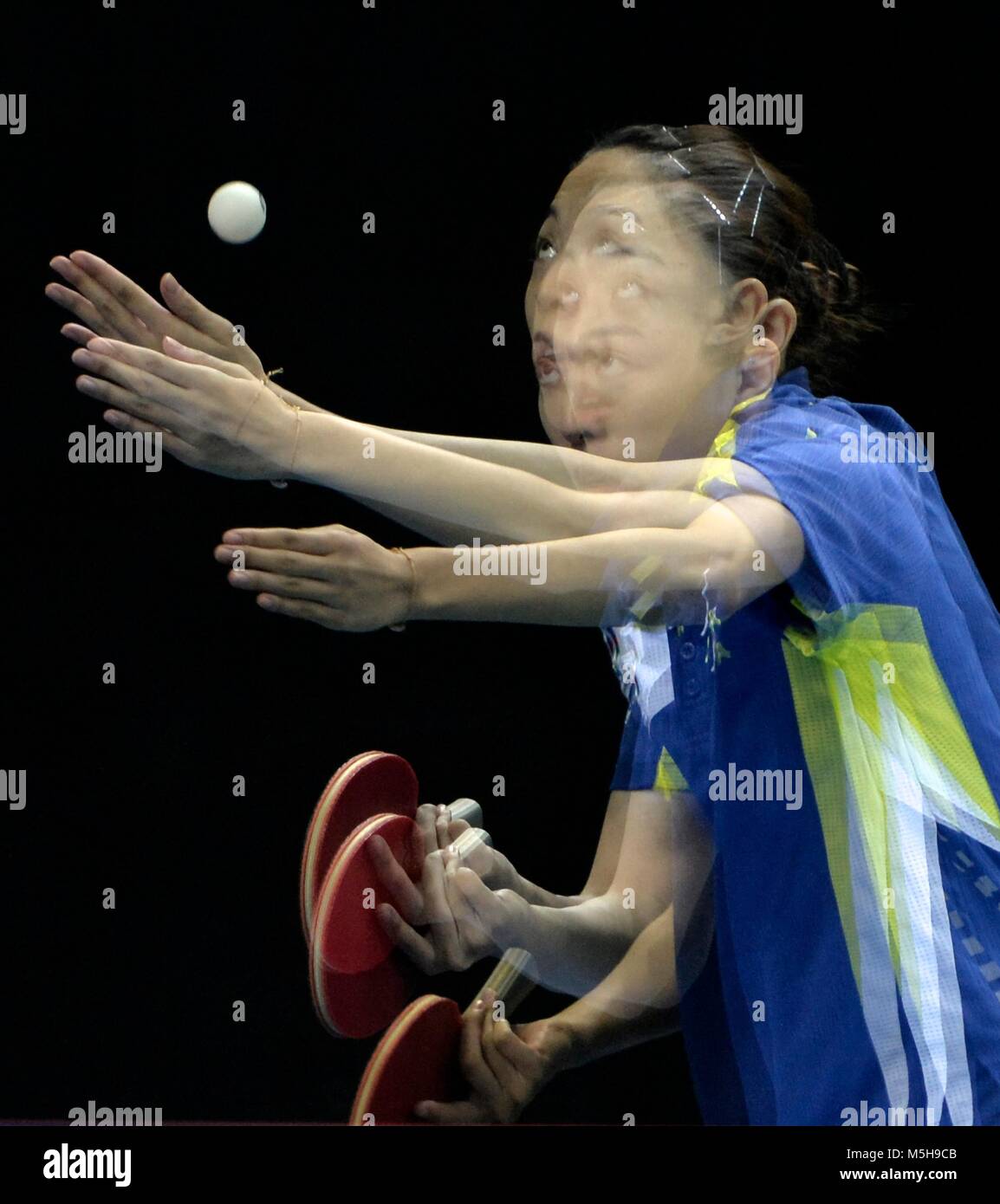 23.02.2018 ITTF World Cup Team Table Tennis Copper Box Arena London UK