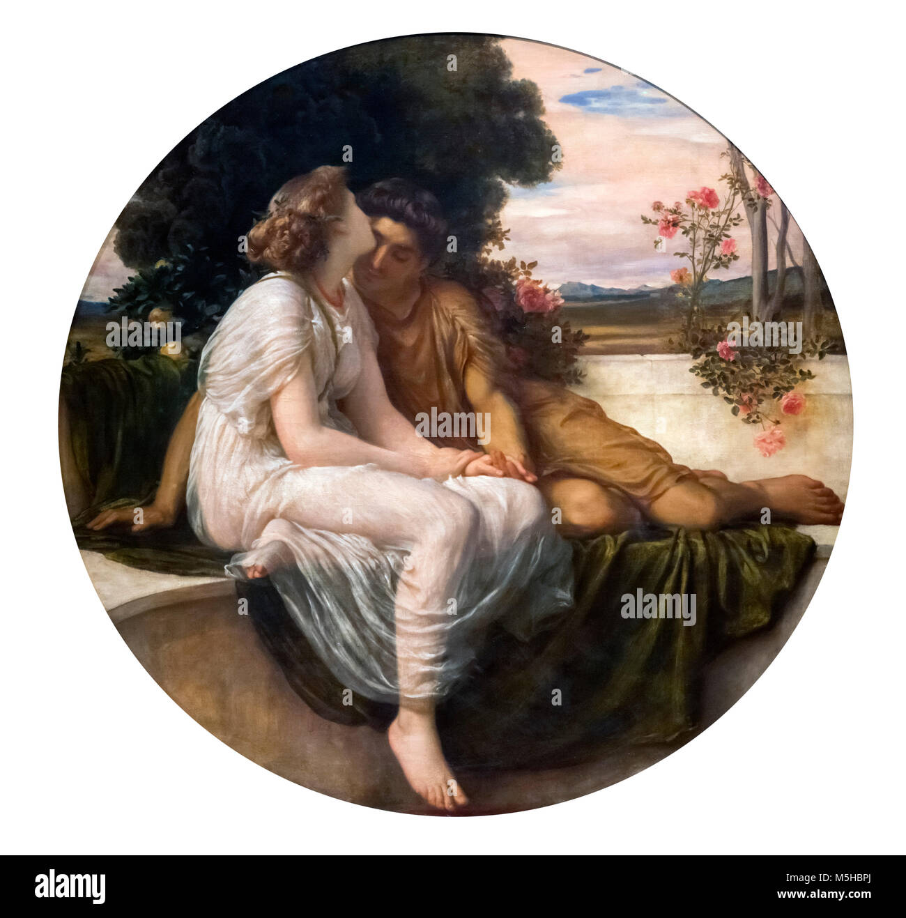 Acme and Septimus by Frederic Leighton (1830-1896), oil on canvas, 1868 Stock Photo