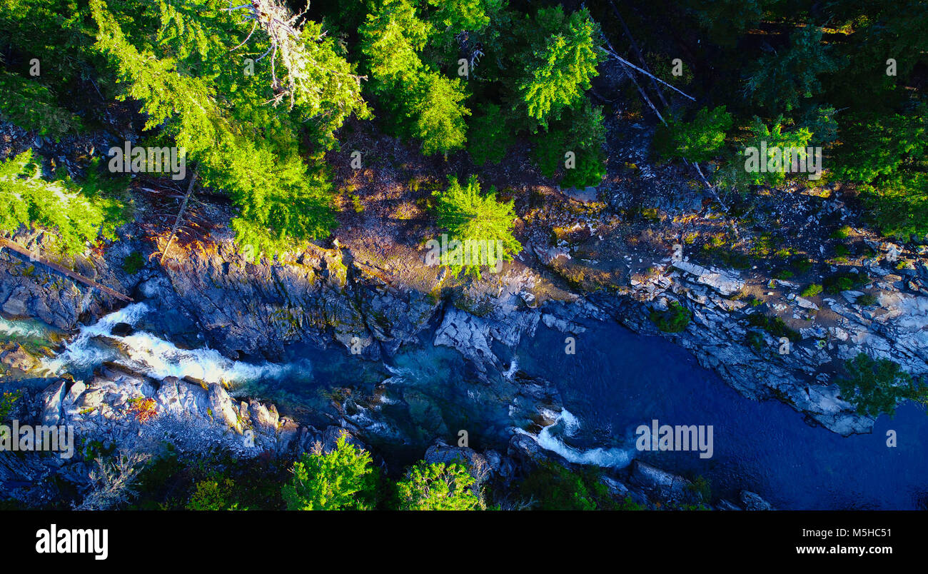 Aerial drone photography Stock Photo
