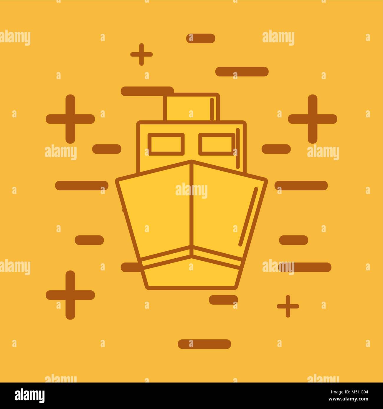 cargo ship icon Stock Vector Image & Art - Alamy