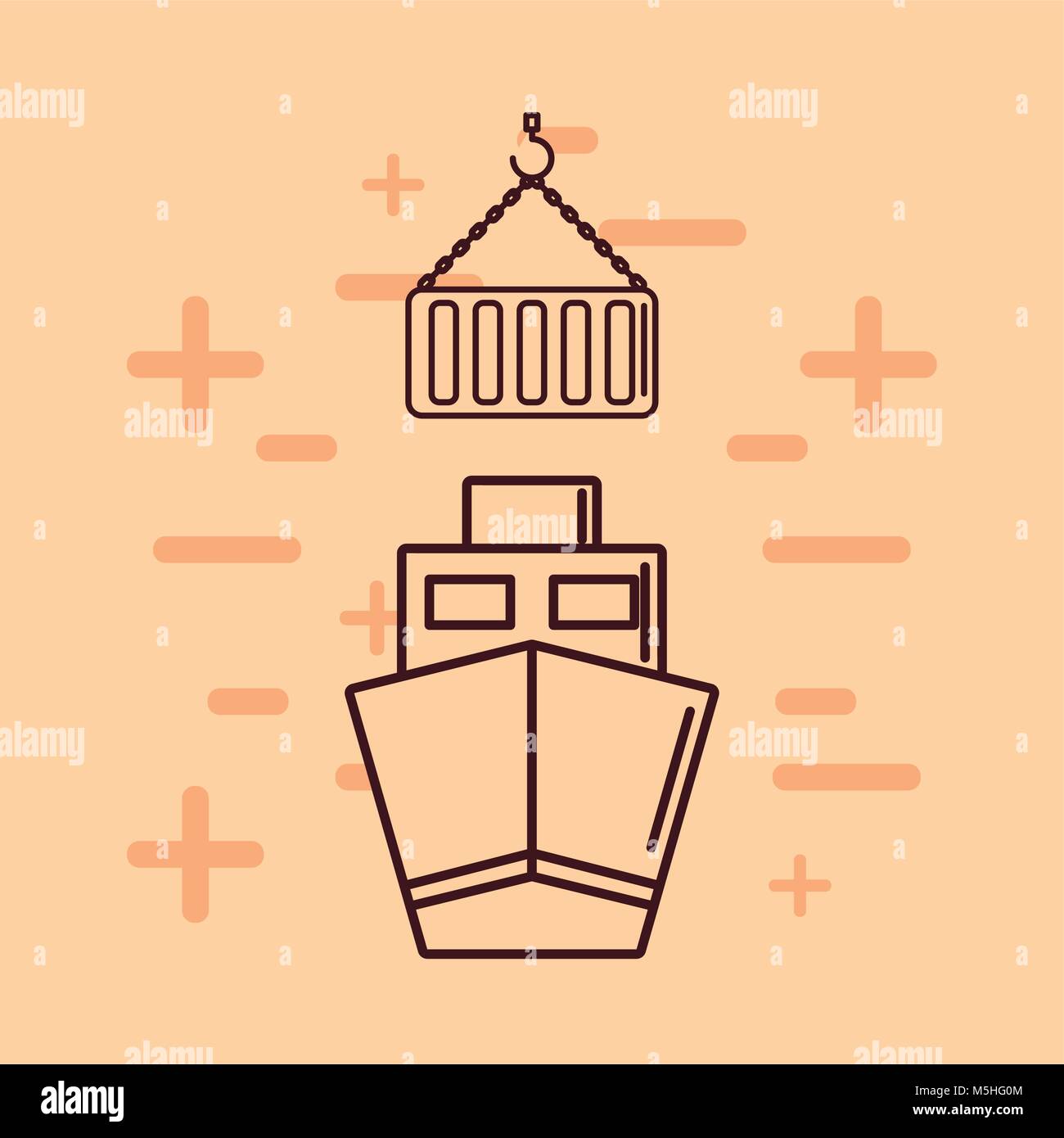 cargo ship icon Stock Vector Image & Art - Alamy