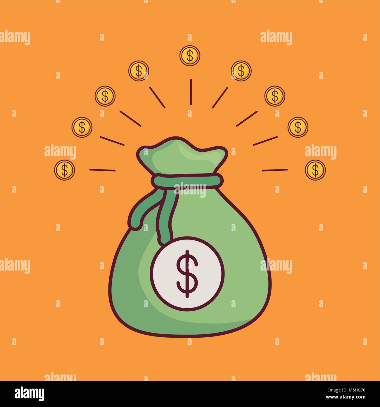 money sack icon Stock Vector Image & Art - Alamy