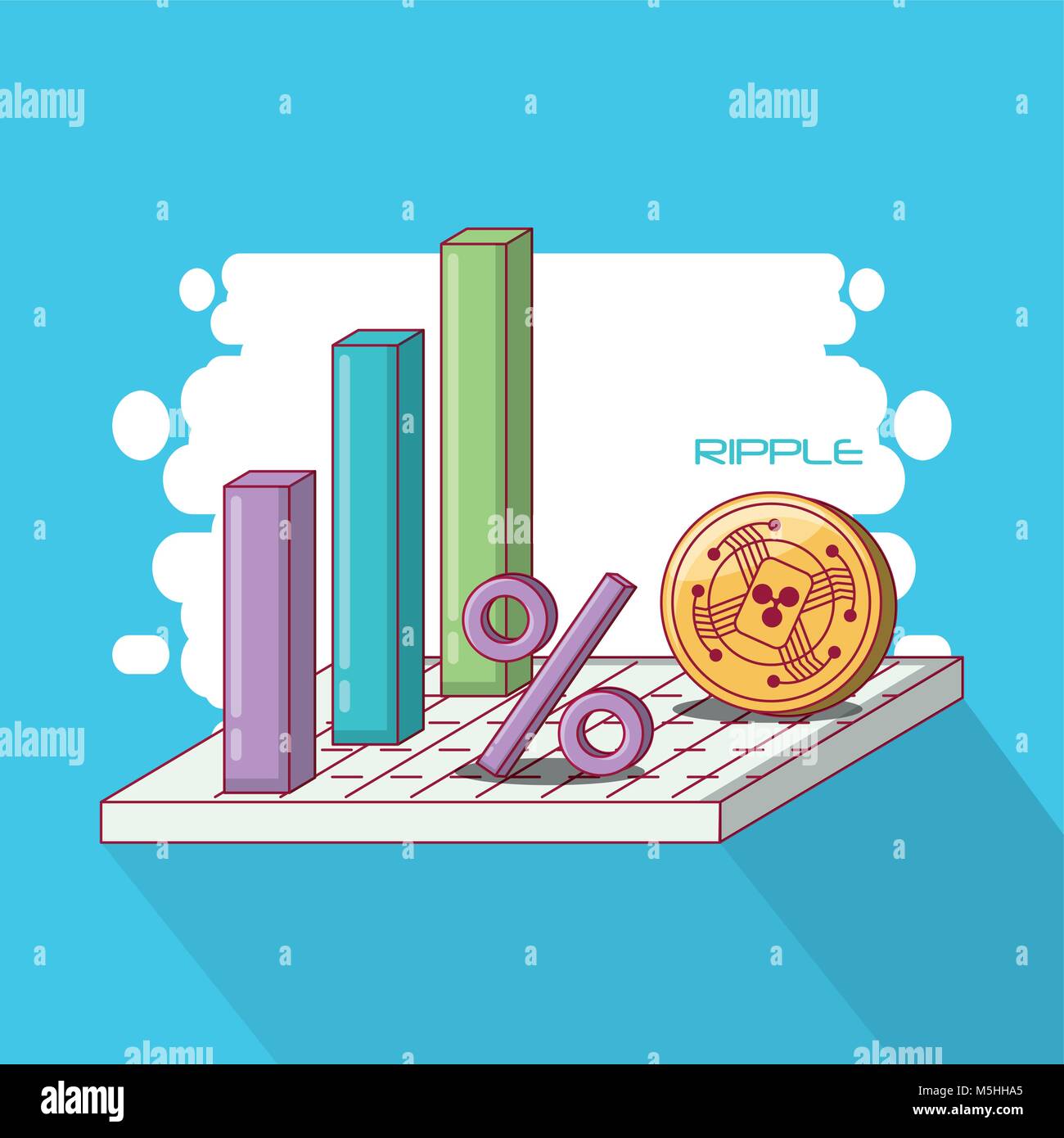 cryptocurrency design concept Stock Vector Image & Art - Alamy