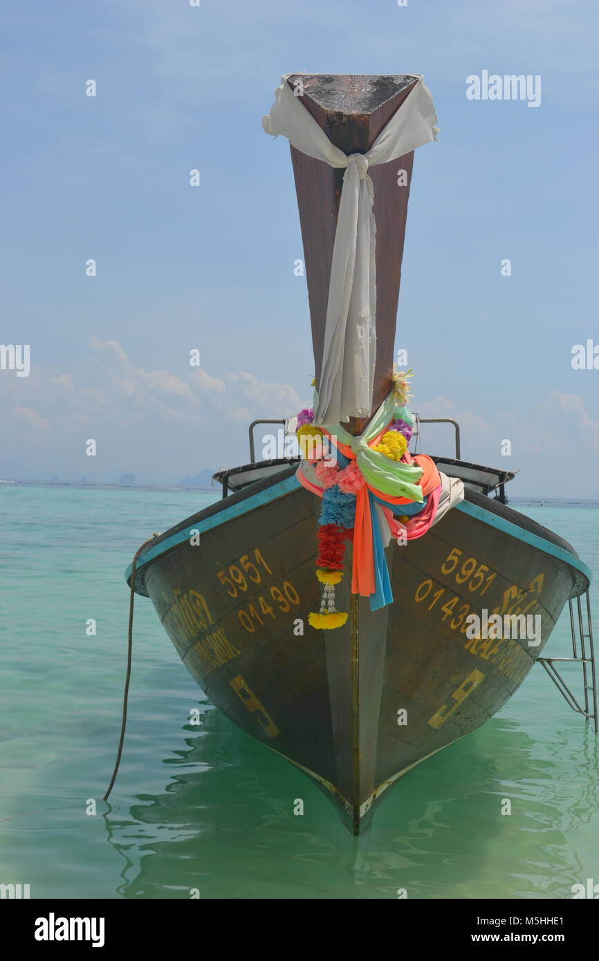 Longtail Boat, Phuket, Thailand Stock Photo