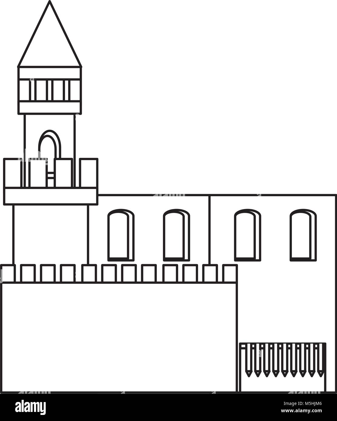 Medieval castle icon Stock Vector Image & Art - Alamy