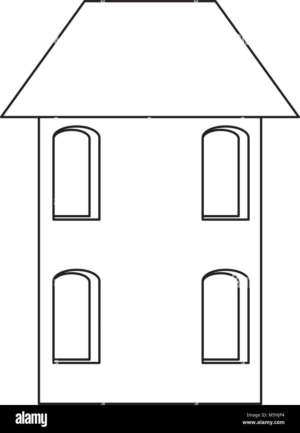 Old house icon Stock Vector Image & Art - Alamy