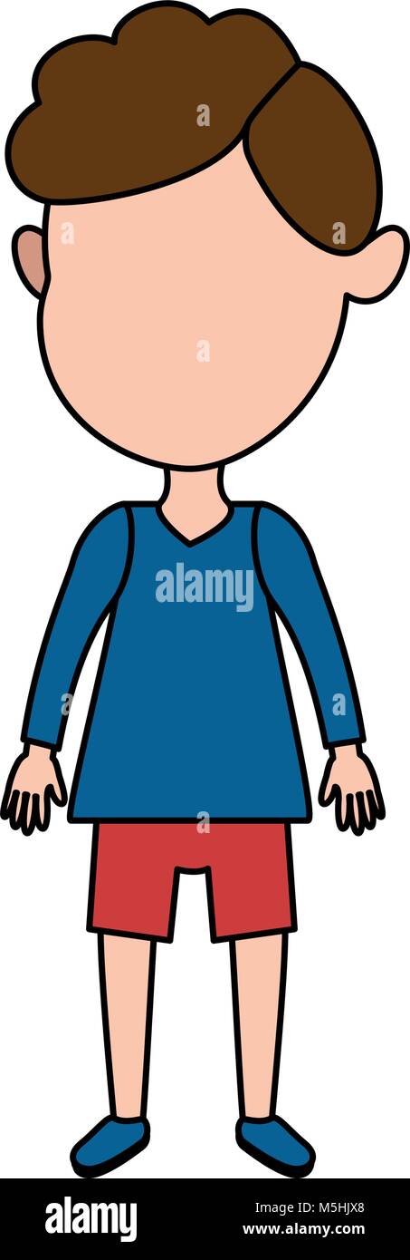 cute and little boy vector illustration design Stock Vector Image & Art ...