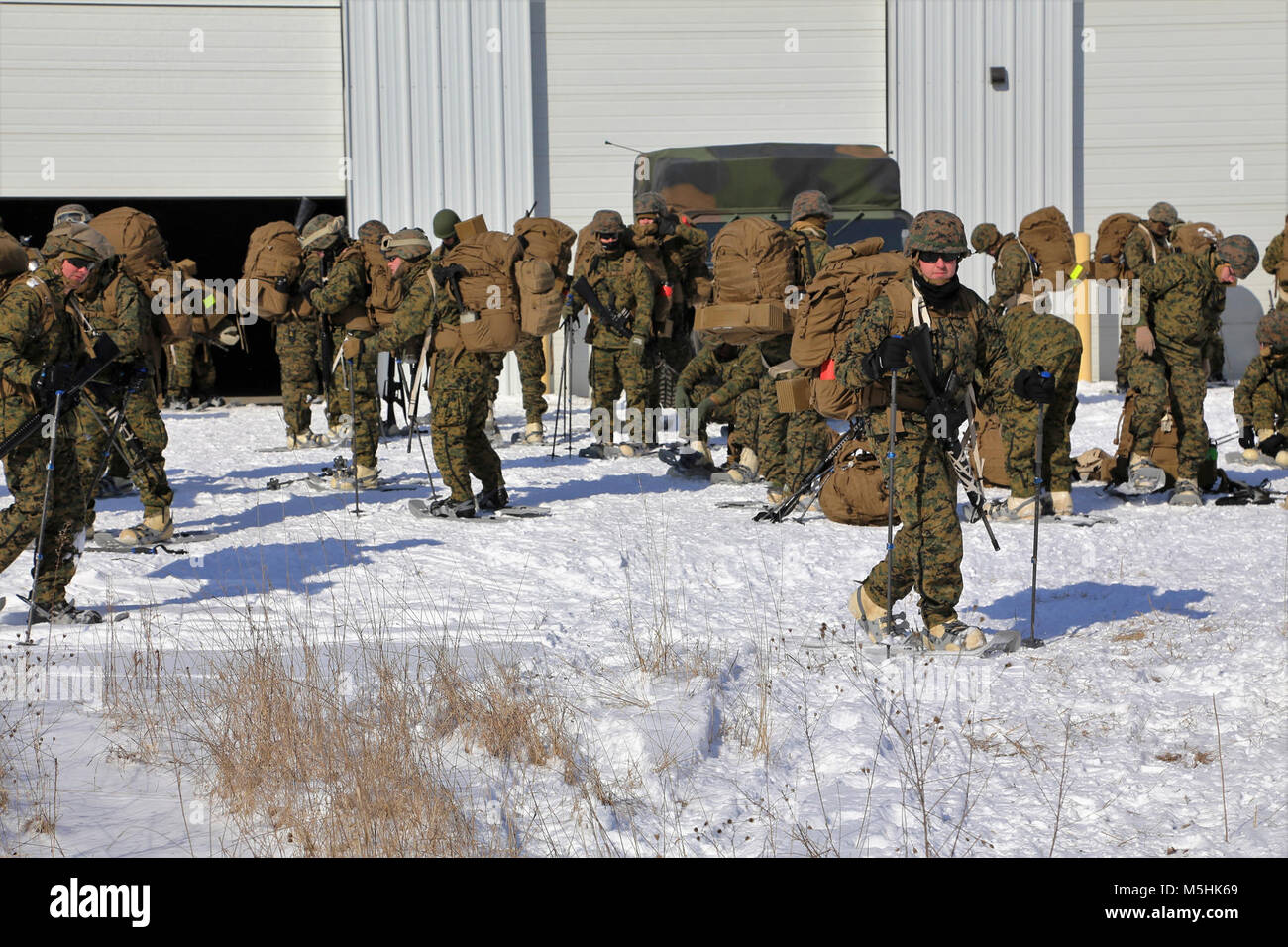 Students in the Cold-Weather Operations Course Class 18-04 prepare ...
