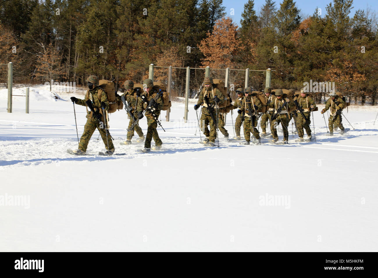 Students in the Cold-Weather Operations Course Class 18-04 participate ...