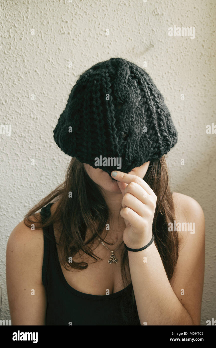 beanie that covers face