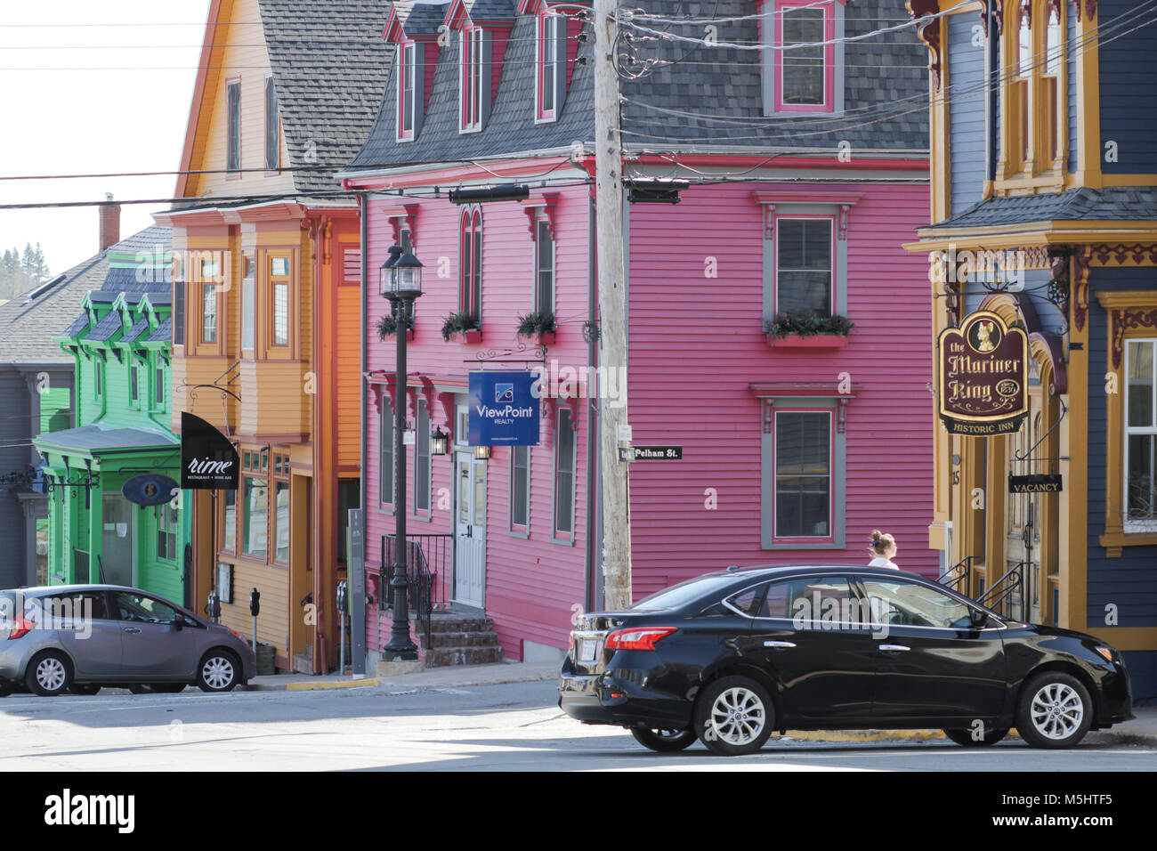 The historic town of Lunenburg, Nova Scotia Stock Photo Alamy