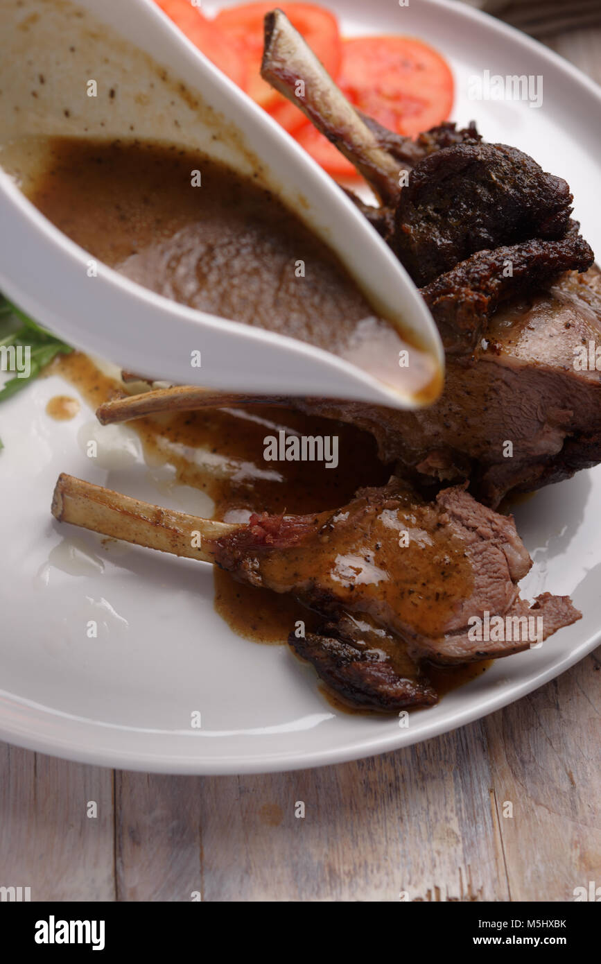 Pouring gravy boat hires stock photography and images Alamy