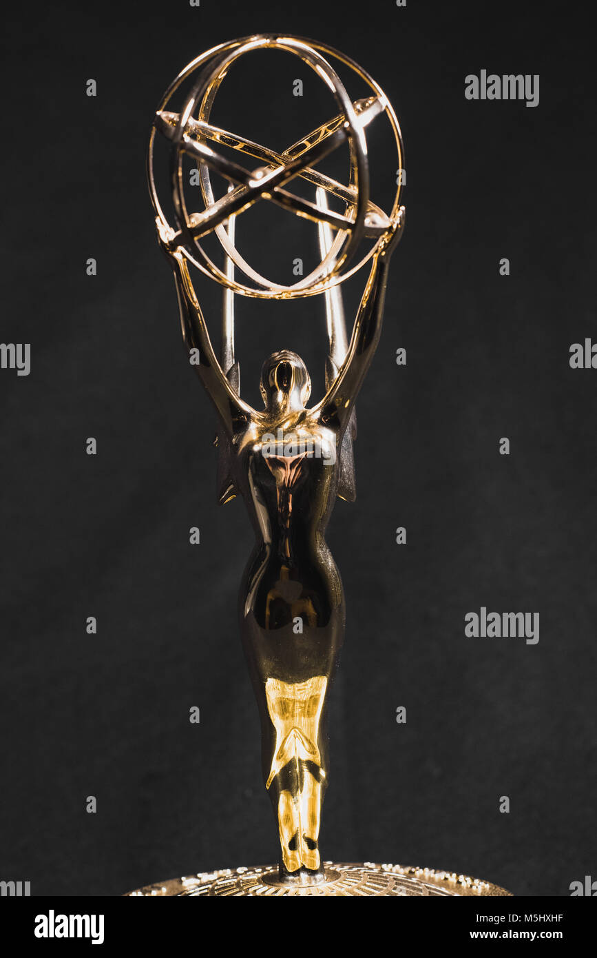 Emmy Award Statue Stock Photo Alamy