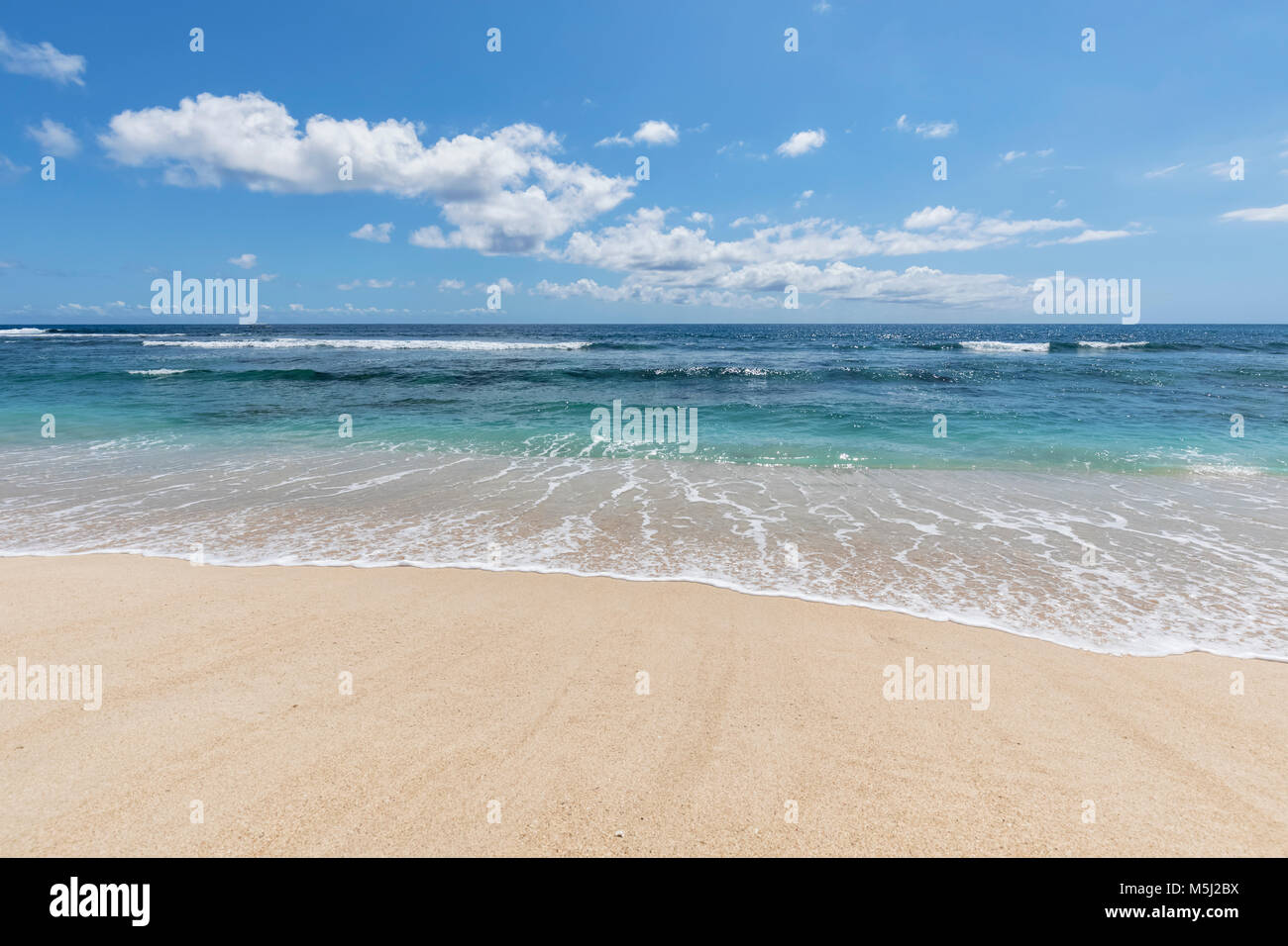 R√©union, West Coast, Saint-Gilles-Les-Bains, beach Plage des Brisants Stock Photo