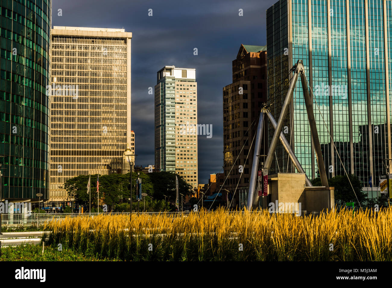 Mortensen Riverfront Plaza Hartford, Connecticut, USA Stock Photo Alamy
