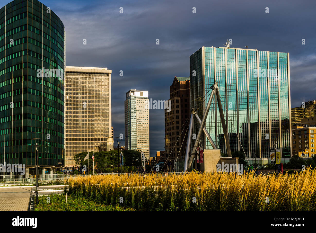 Mortensen Riverfront Plaza Hartford, Connecticut, USA Stock Photo Alamy