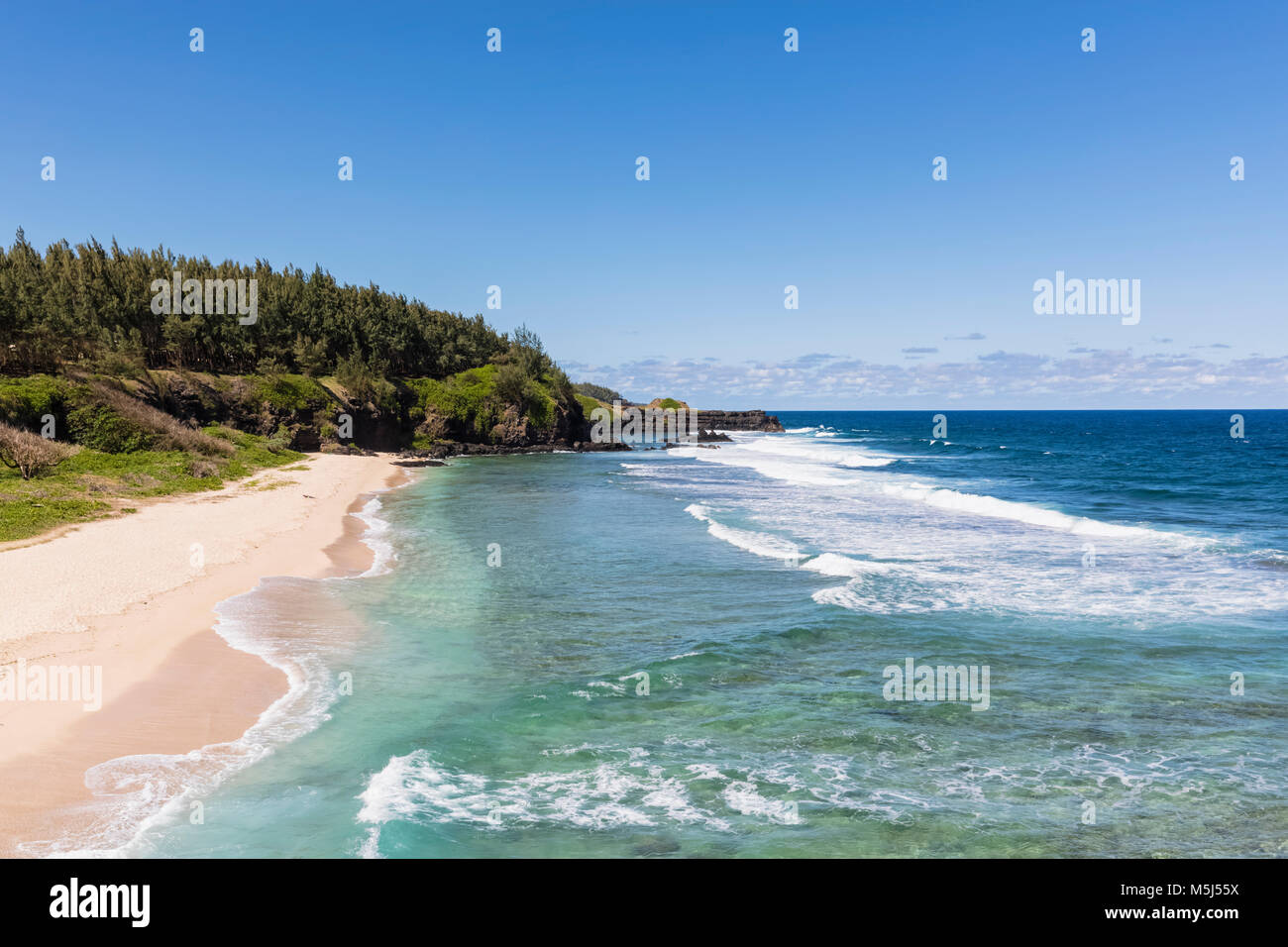 Mauritius, South Coast, Indian Ocean, Gris Gris Beach Stock Photo