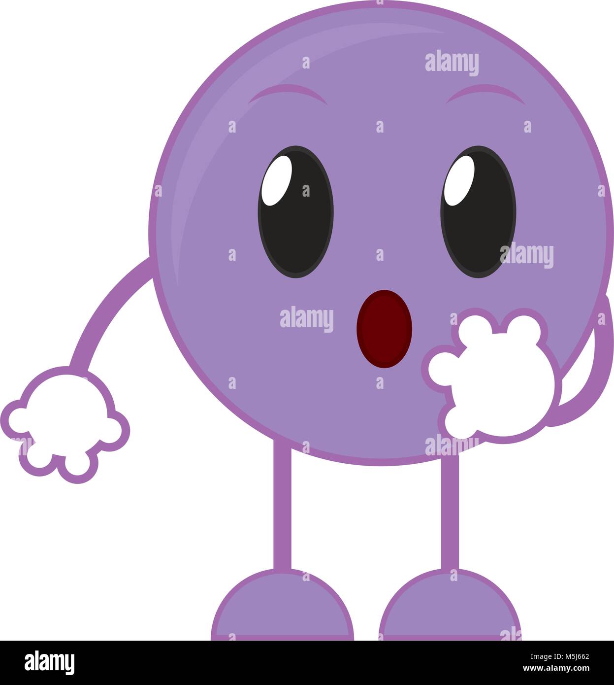 amazed emoji expression with arms and legs Stock Vector Image & Art Alamy