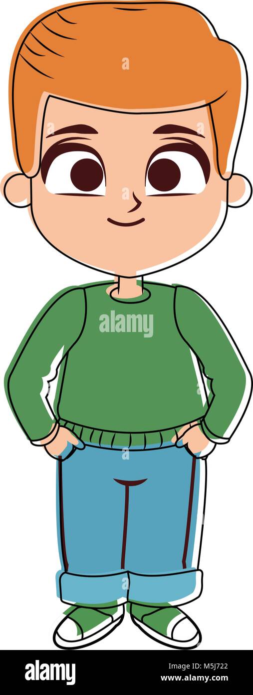 Cute boy cartoon Stock Vector Image & Art - Alamy
