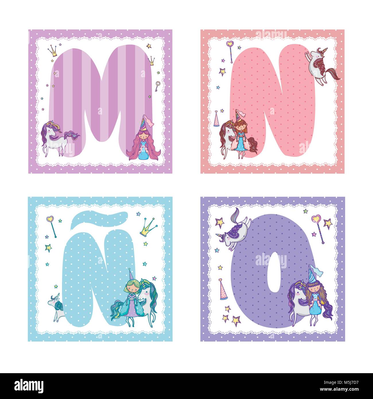 Collection of alphabet letters for kids Stock Vector Image & Art - Alamy