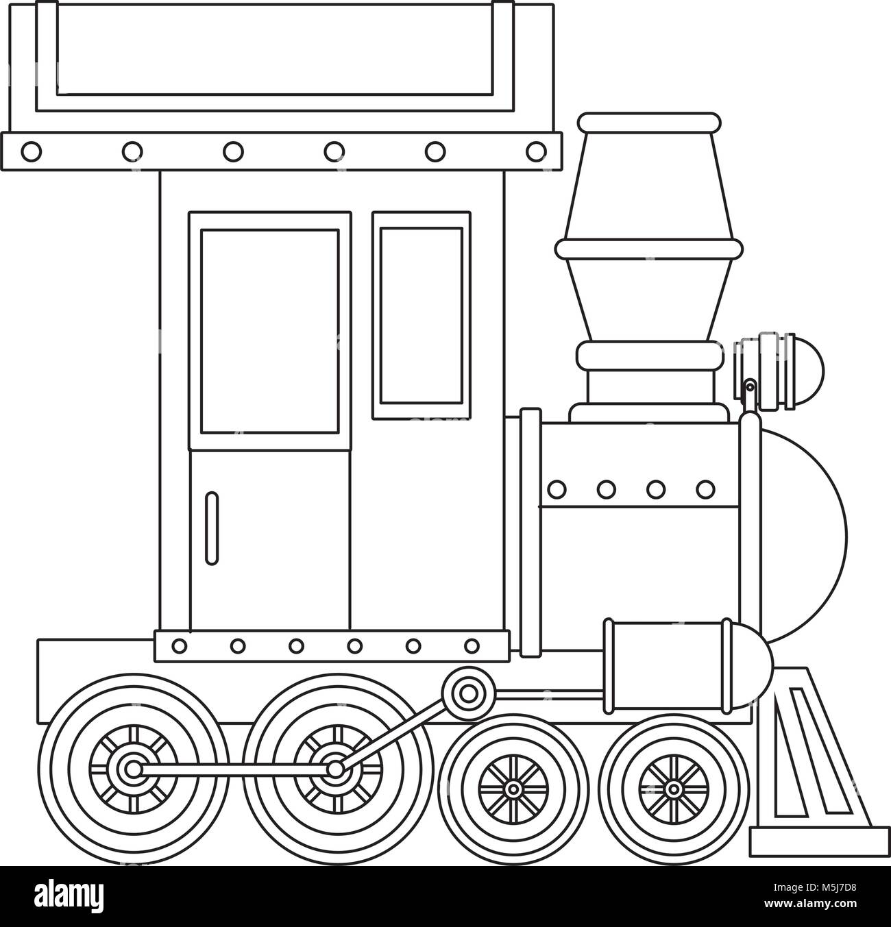 Train toy cartoon Stock Vector Image &amp; Art - Alamy