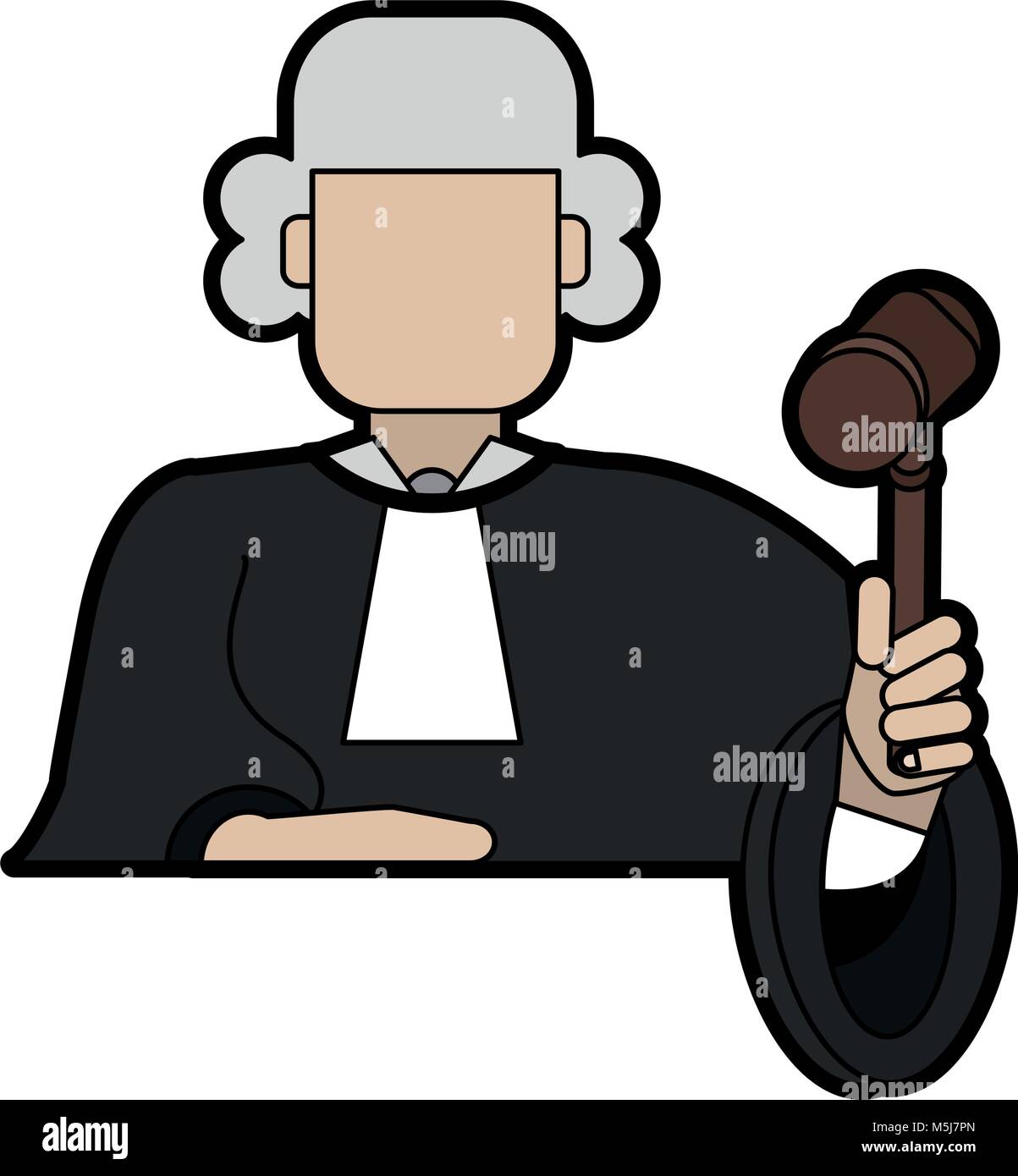 Judge legal profession Stock Vector Images - Alamy