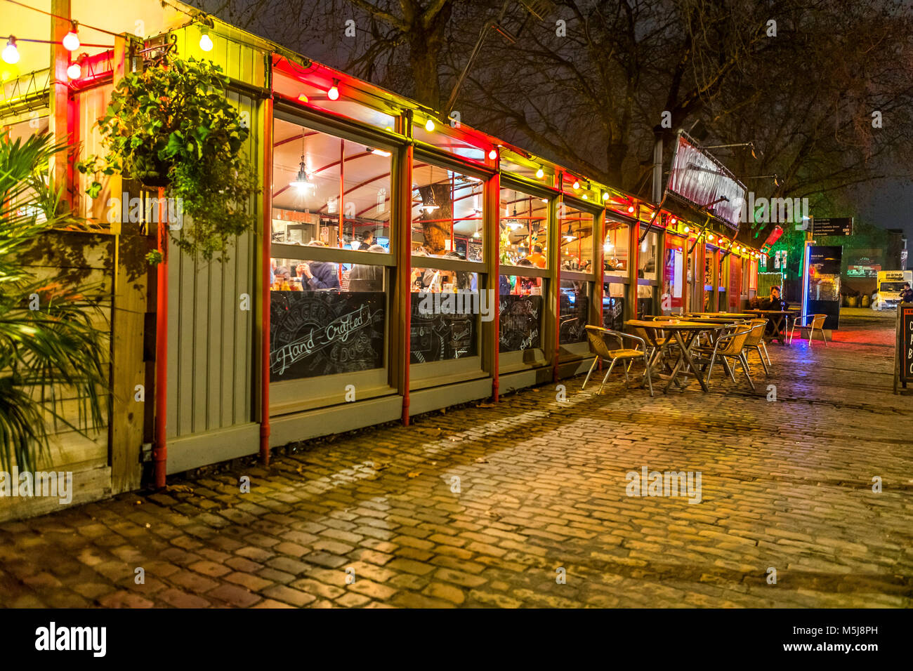 Three Brothers Burger joint, Bristol UK Stock Photo Alamy
