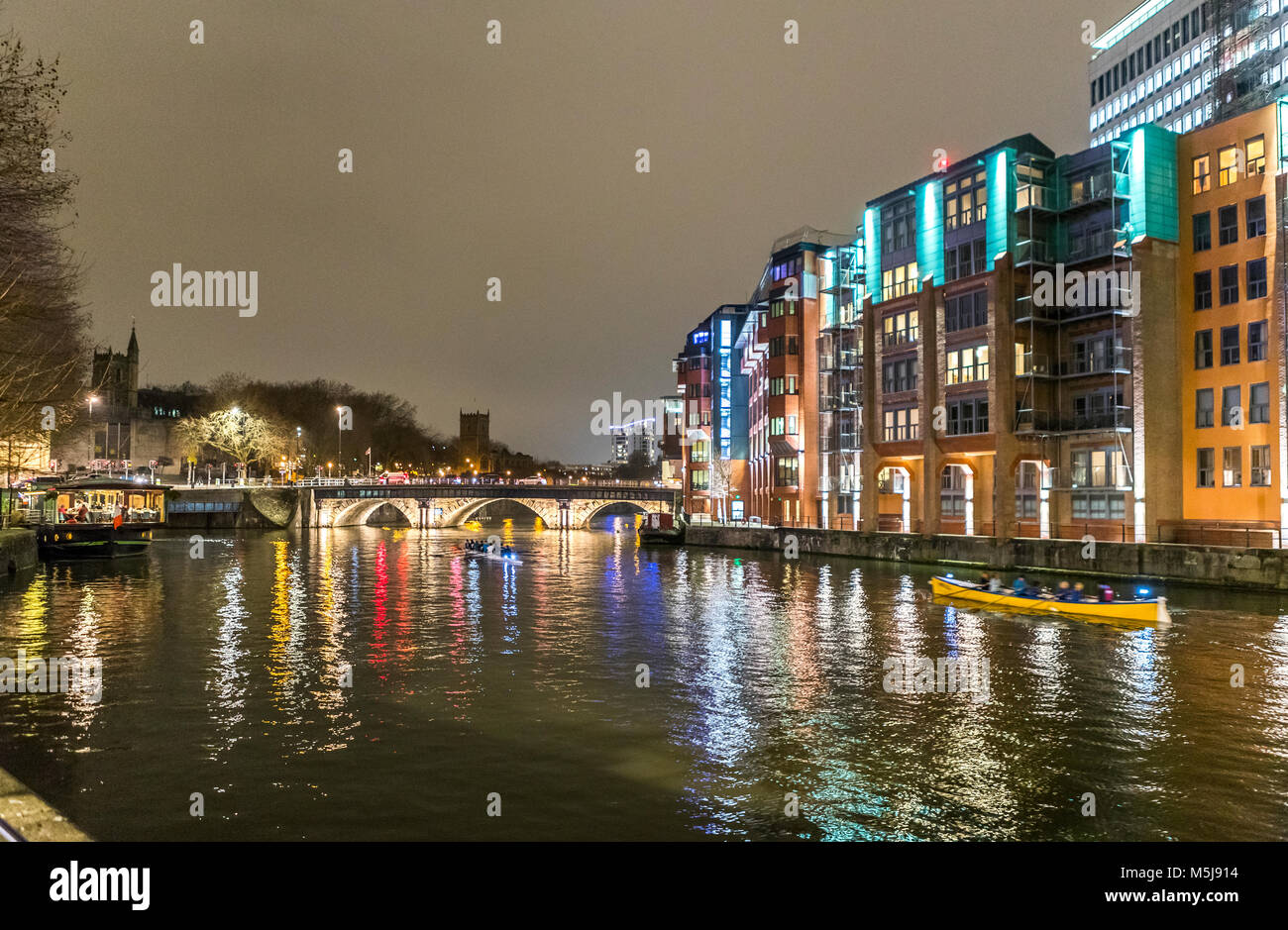 The Bristol Bridge across the docks, Bristol UK Stock Photo Alamy