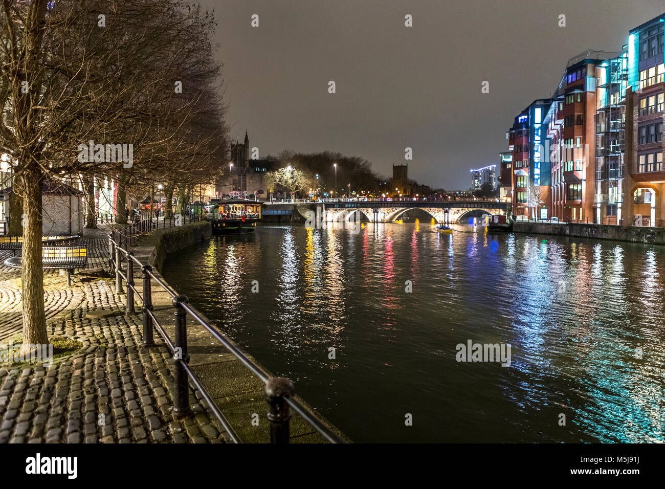 The Bristol Bridge across the docks, Bristol UK Stock Photo Alamy