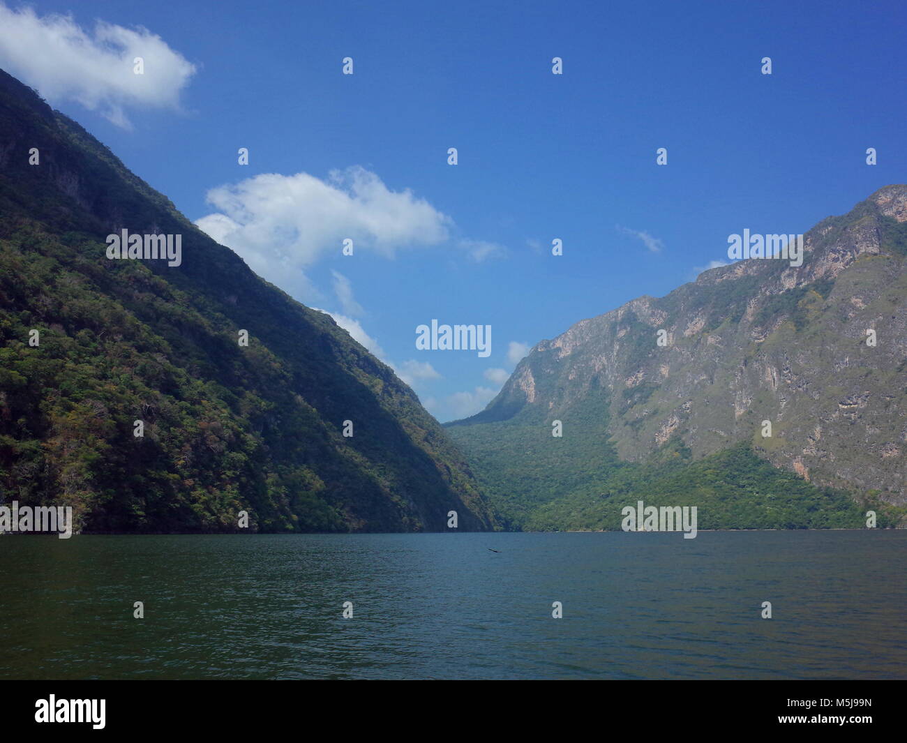 Sumidero Canyon in Chiapas State in southern Mexico Stock Photo