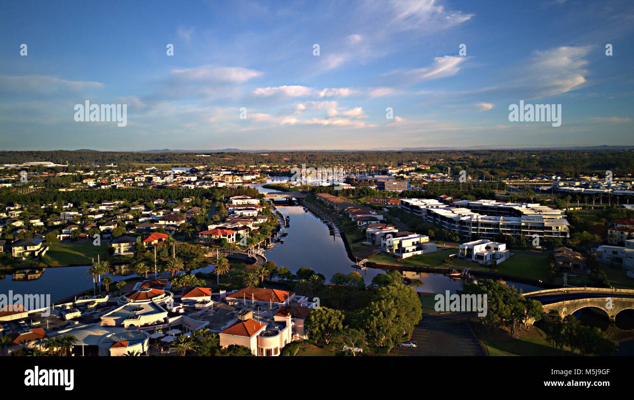 Hope island Gold Coast Australia Stock Photo