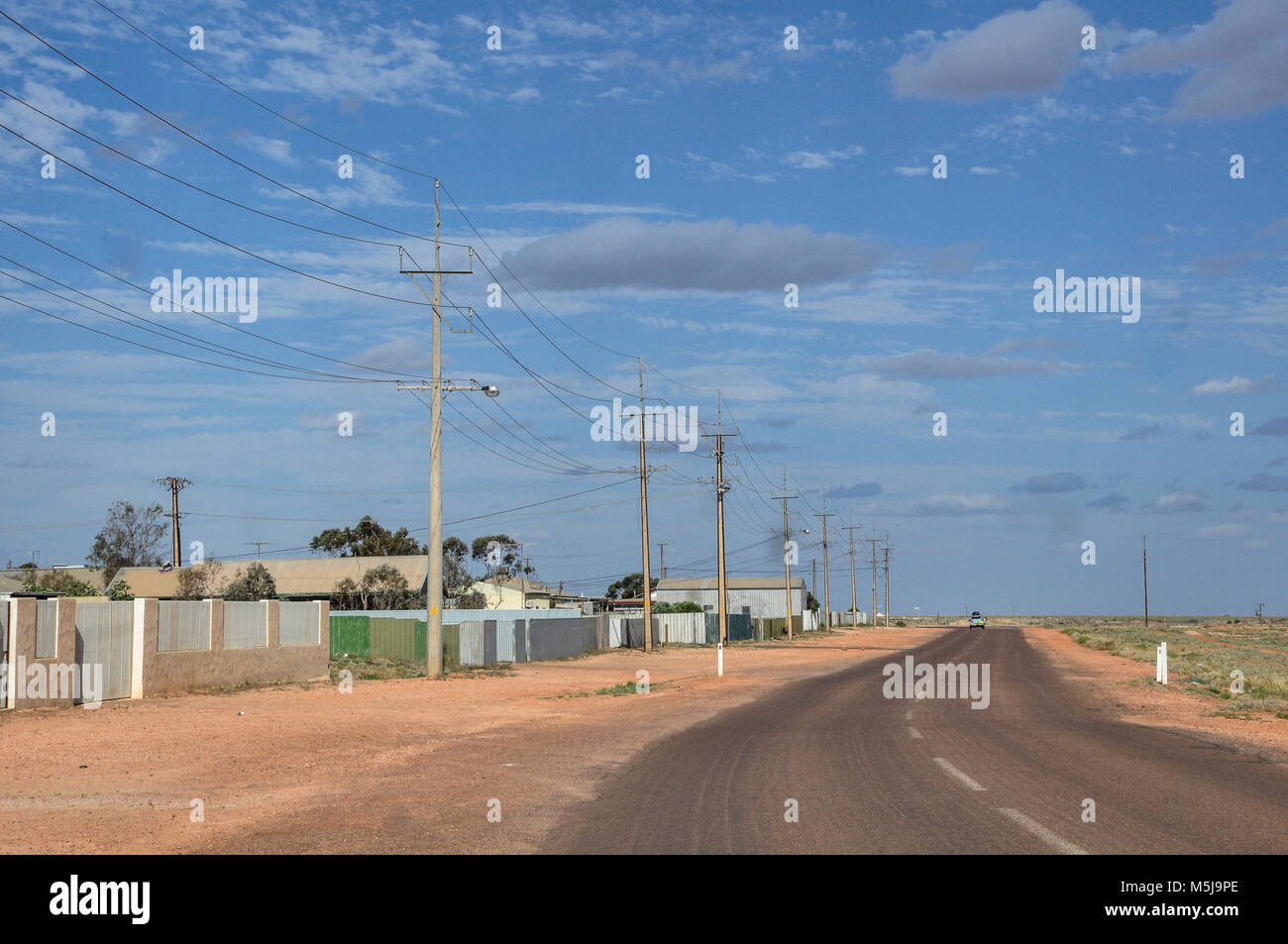 Coober Pedy city, the centre of opal mining, in the middle of nowhere, South Australia Stock Photo