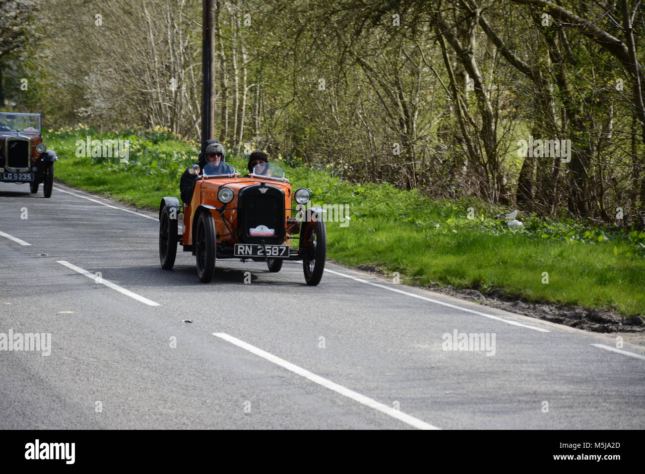 19 April 2015. Austin 7 on Brighton run to commemorate 110 years of the Austin Motor Company. Stock Photo