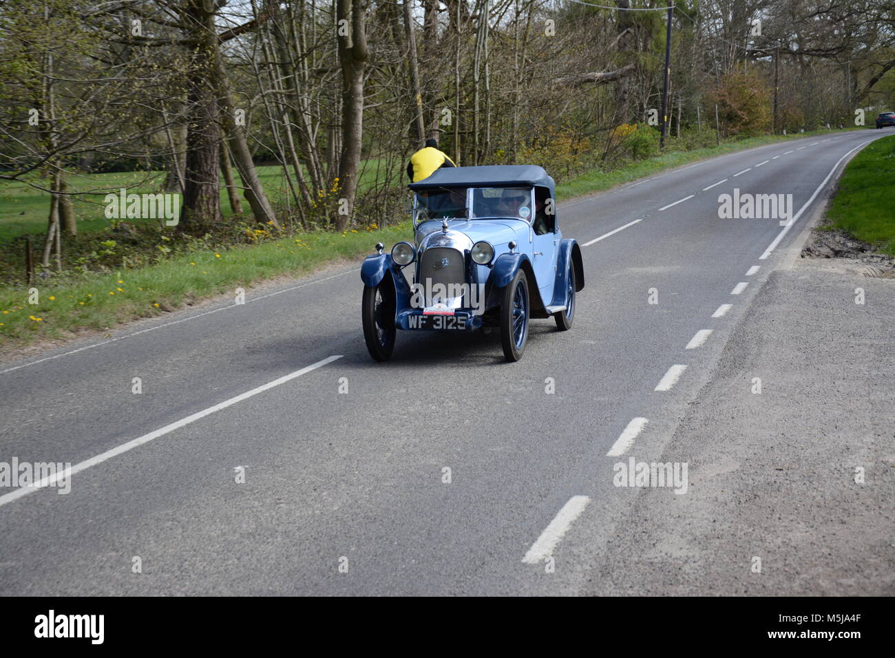 19 April 2015. Austin Swallow on Brighton run to commemorate 110 years of the Austin Motor Company. Stock Photo