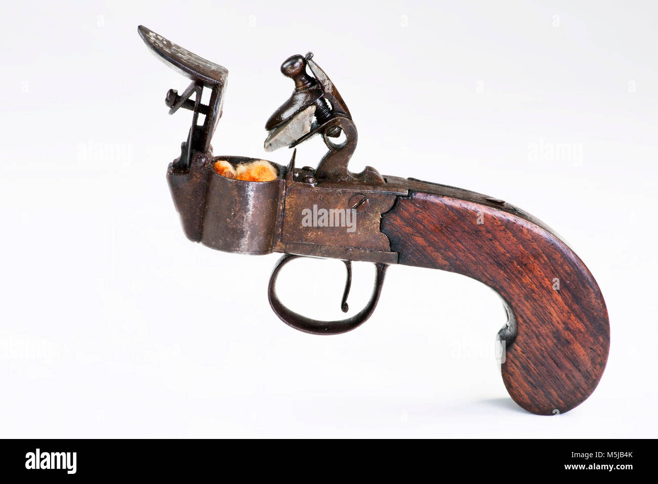 Antique English flintlock fire starter made around 17901800, before