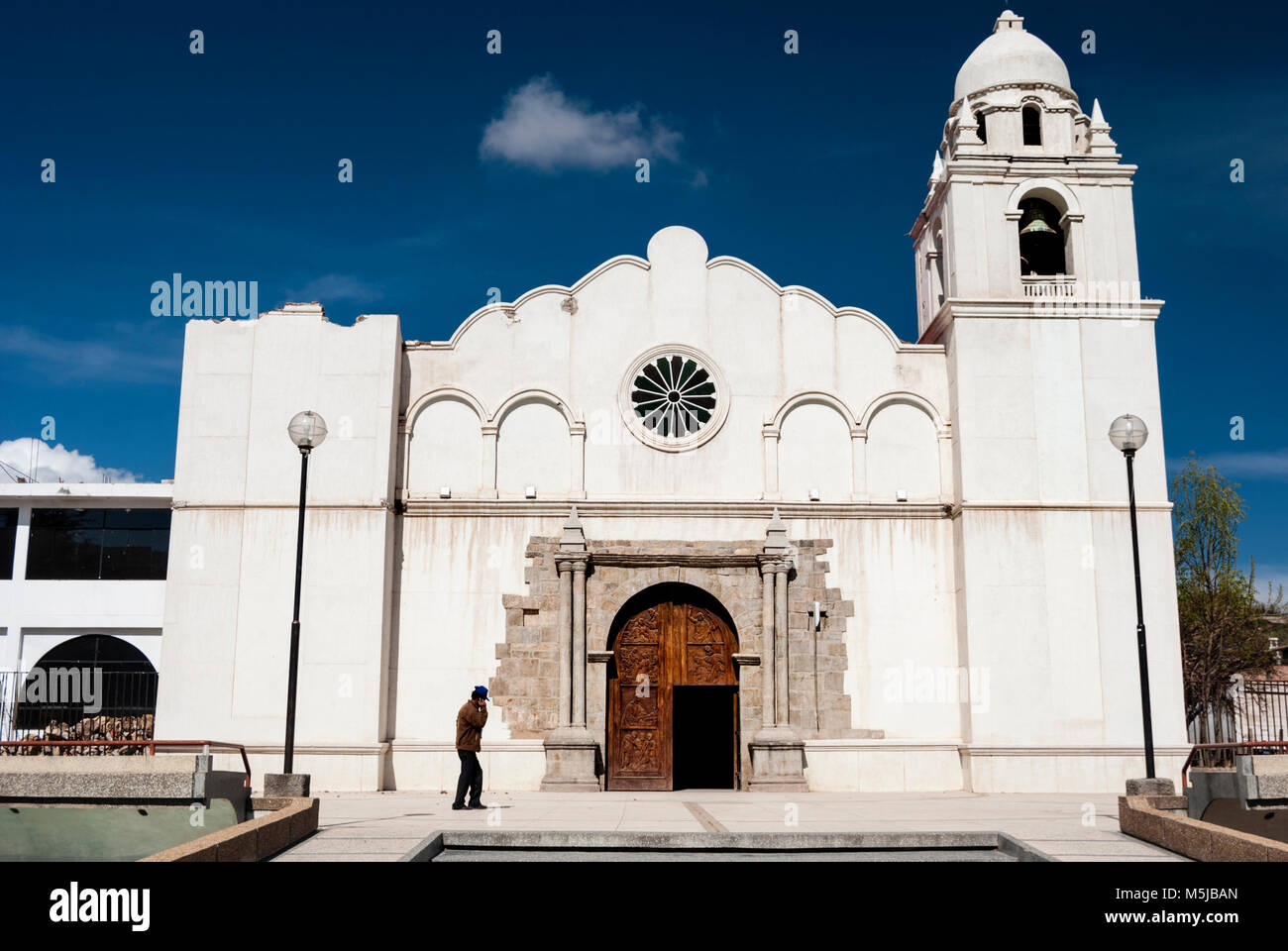 Iglesia Matriz San Juan Bautista de Chupaca / Saint John the Baptist Church in Chupaca (Junín). 2010. Stock Photo