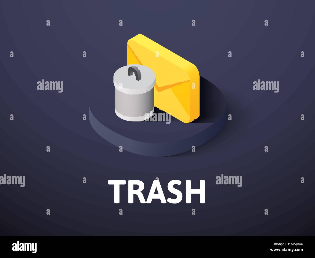 Trash Stock Vector Images - Alamy