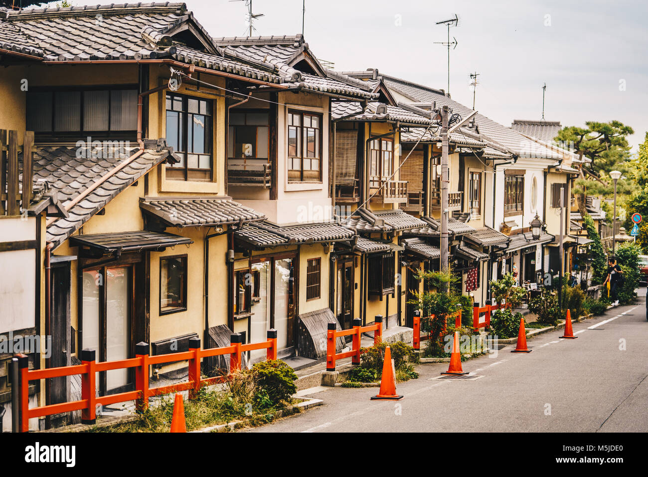 Kyoto traditional houses in Higashiyama District, Japan Stock Photo