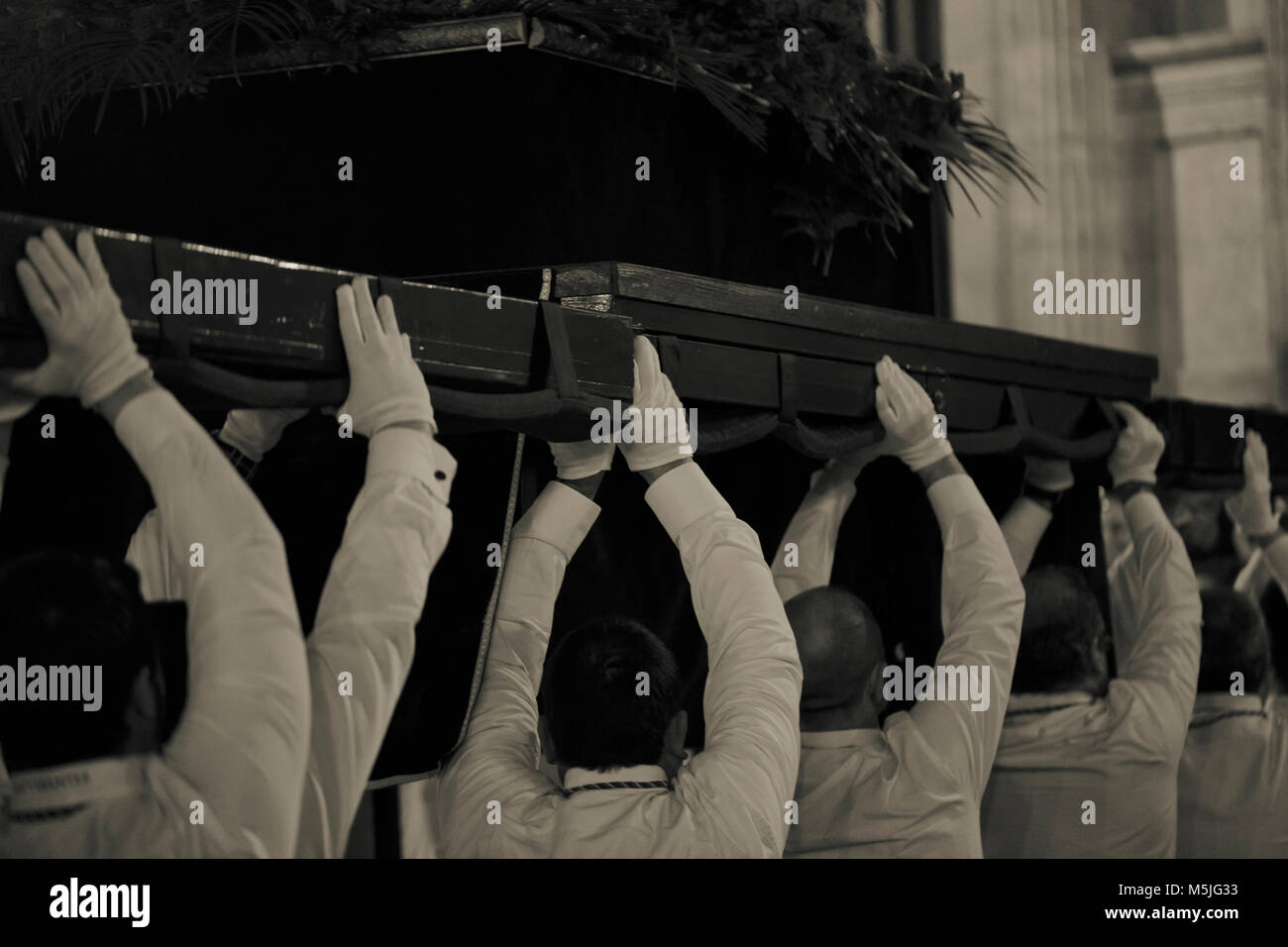 Holy Week Foot Procession Procession. Holy week Stock Photo - Alamy