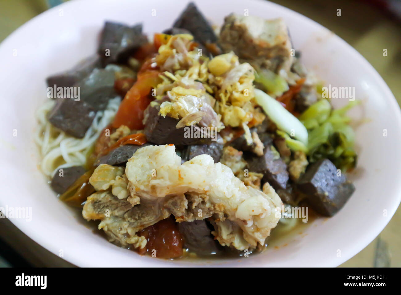 chinese pasta noodles or lao spaghetti or noodle dish Stock Photo Alamy