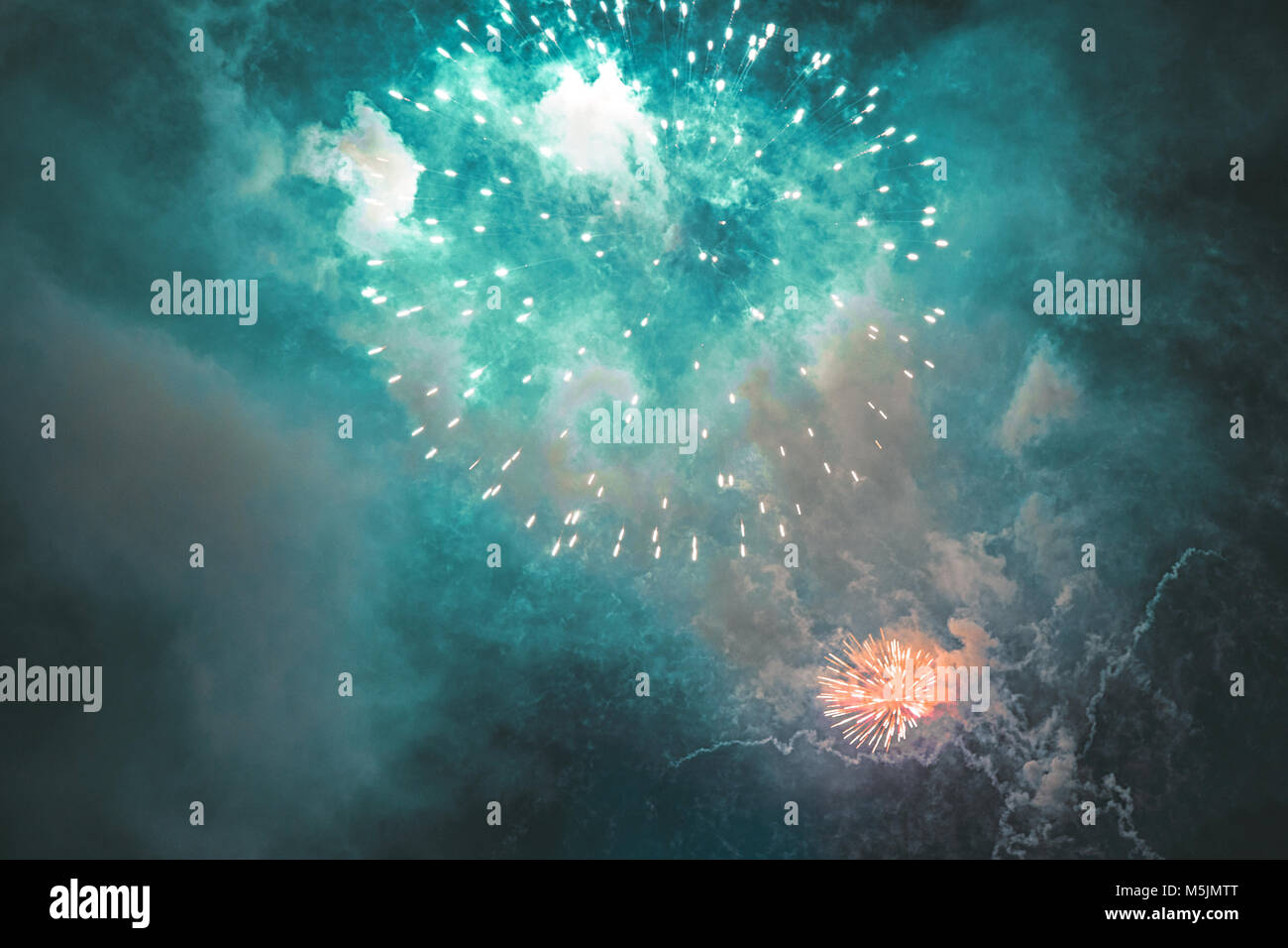 Firework celebration at Niagara Falls, Canada Stock Photo Alamy