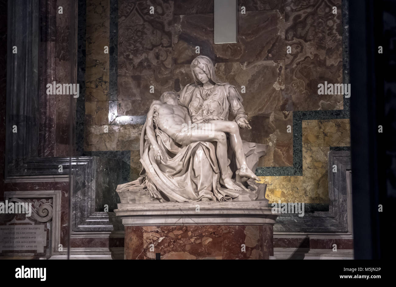 ROME, ITALY FEBRUARY 15, 2018 Famous Renaissance sculpture "La Pieta