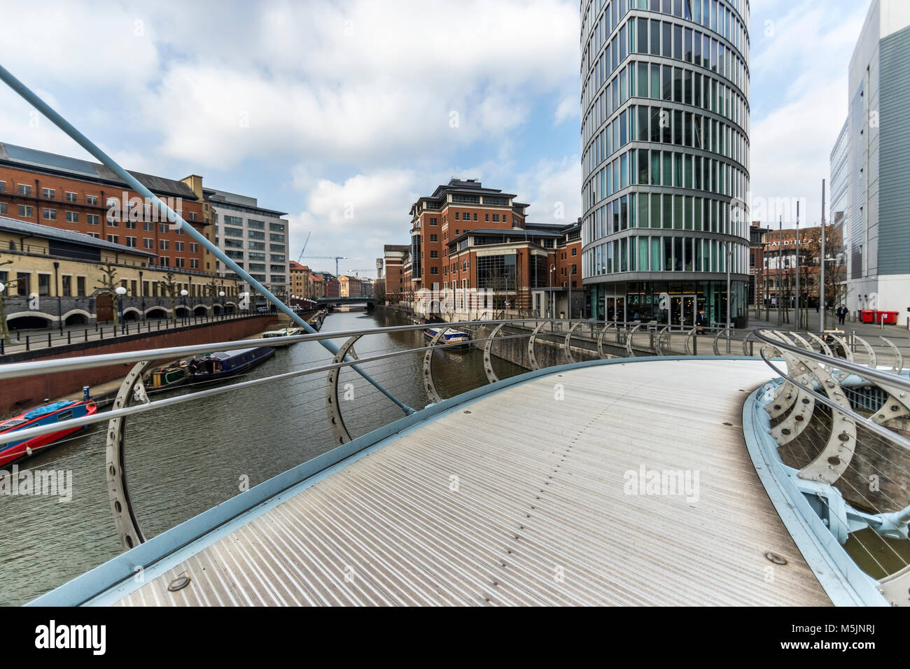 Valentine Bridge, Temple Quay, Bristol Stock Photo Alamy