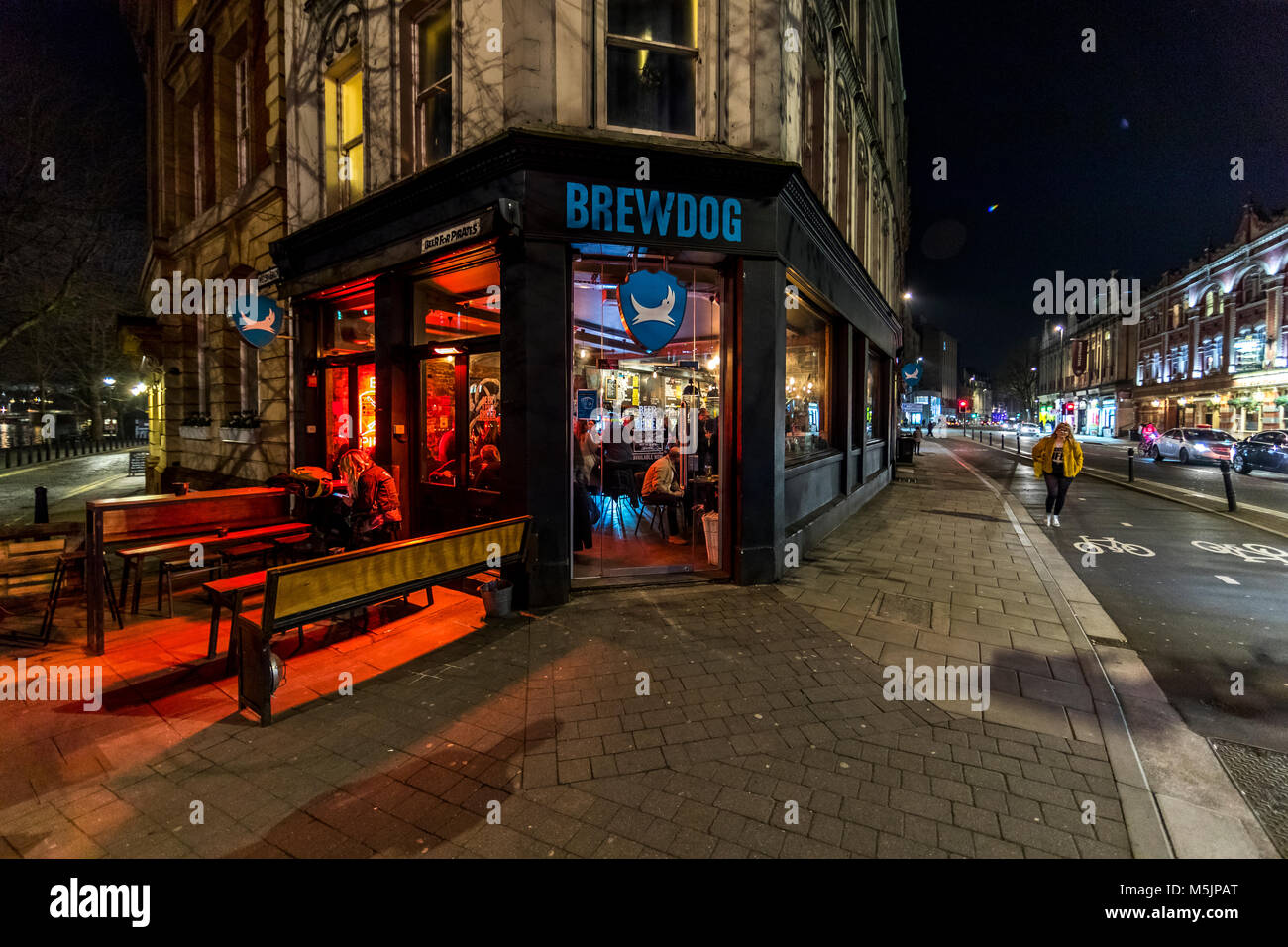 The Brewdog pub on Welsh Back, Bristol Stock Photo