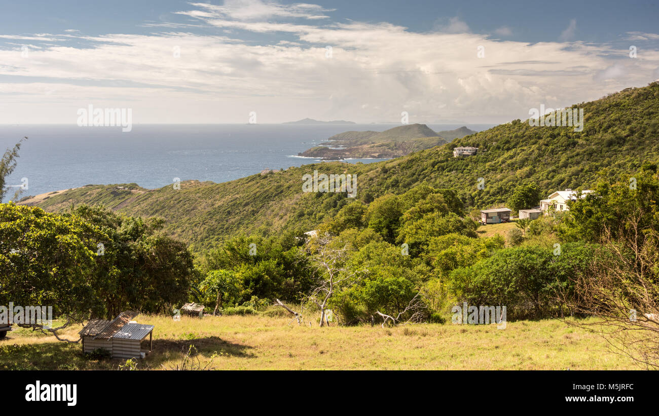 Island View, Bequia, Grenadines Stock Photo