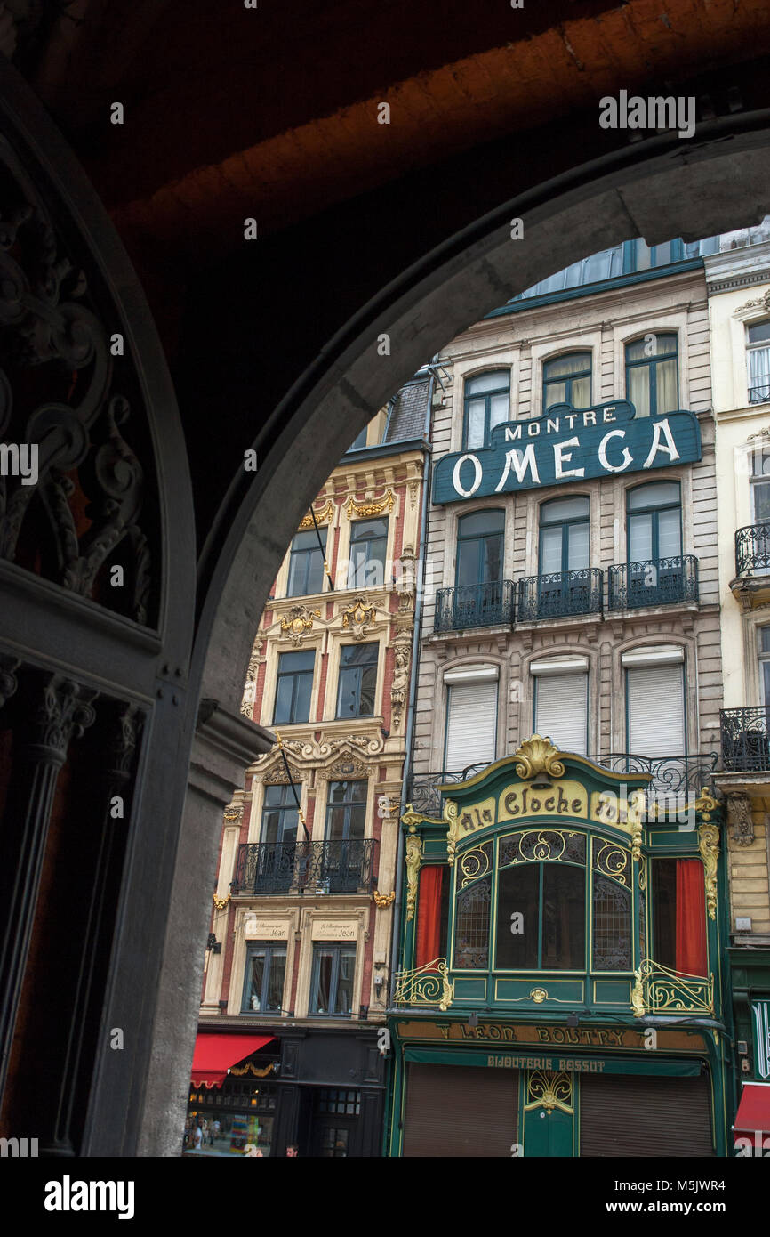 A la cloche d'Or building (housing a jewelry shop) seen from archway Stock  Photo - Alamy