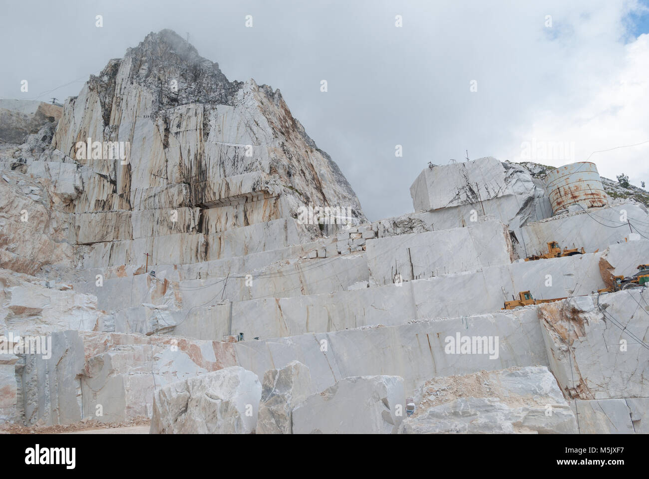 Marble quarry site of Carrara, Italy Stock Photo Alamy
